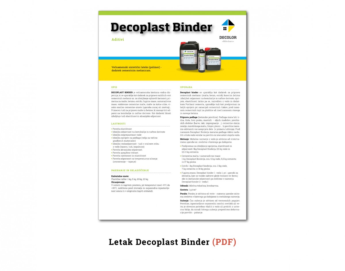 DecoplastBinder